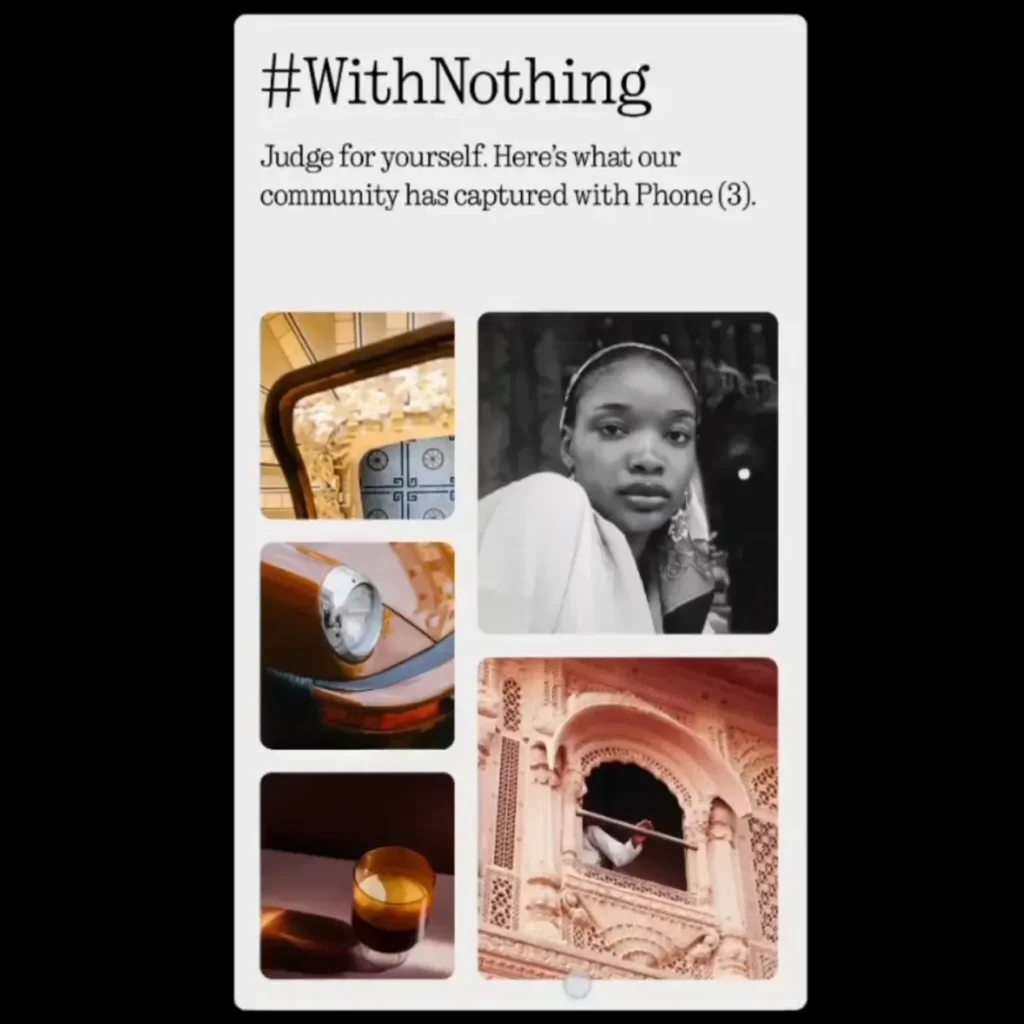 إعلان شركة Nothing