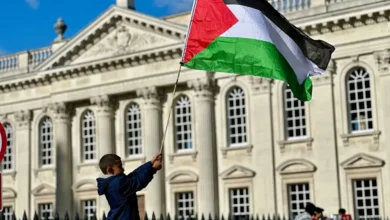 طفل يرفع العلم الفلسطيني، Photo by Dixit Dhinakaran on Unsplash