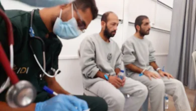 فلسطينيون محررون يصفون أهوال السجون الإسرائيلية، الصورة من وزارة الصحة الفلسطينية في غزة