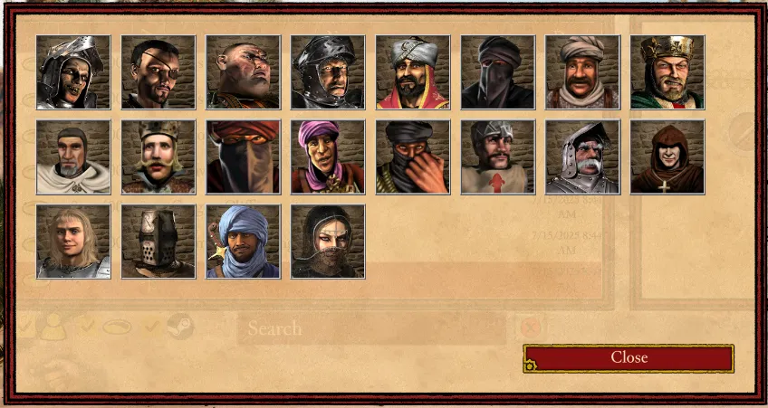 قائمة اللوردات الجديدة في لعبة Stronghold Crusader: Definitive Edition