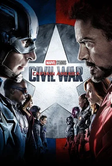 الملصق الدعائي لفيلم Captain America: Civil War (2016)